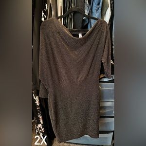 Gold and Black Dress